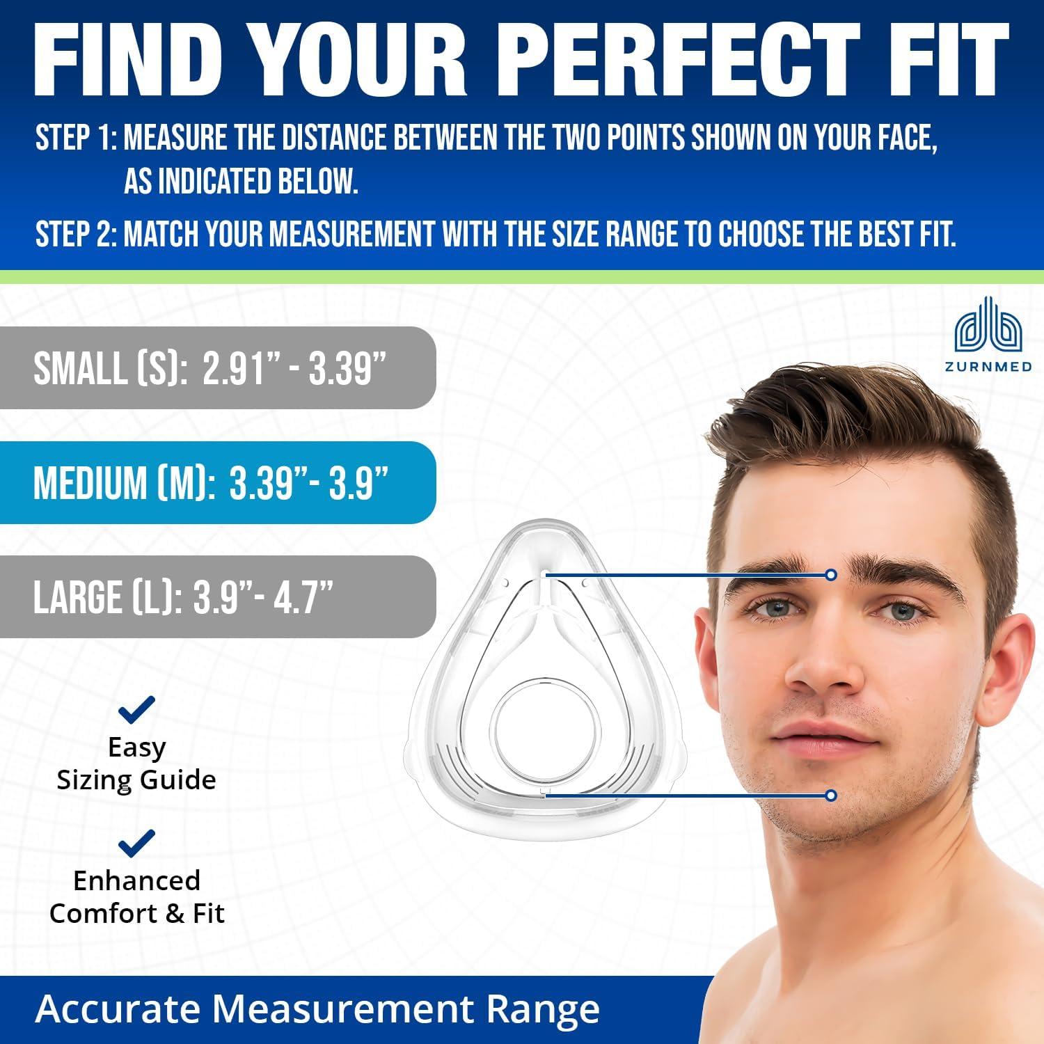 Cojín de Reemplazo ZURNMED para Máscaras CPAP F20 Mediano