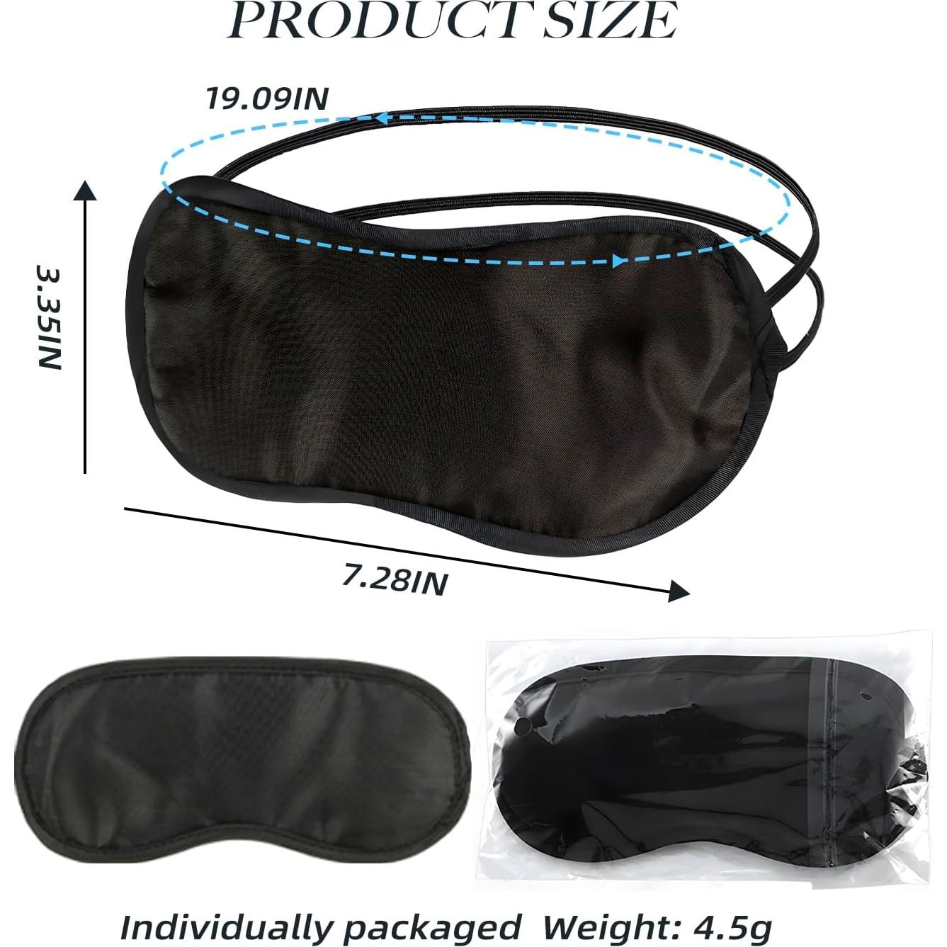 210 Máscaras de Sueño Liubeili, Antifaz Ajustable 4 Capas