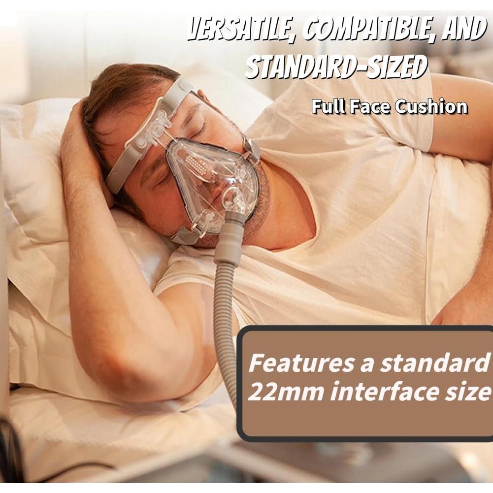 Cojín de cara completa Viohead Mediano con Arnés y Codos