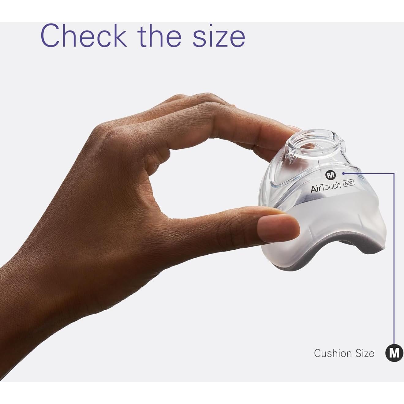 Almohadilla Nasal CPAP ResMed AirTouch N20 Mediana - Espuma Memoria