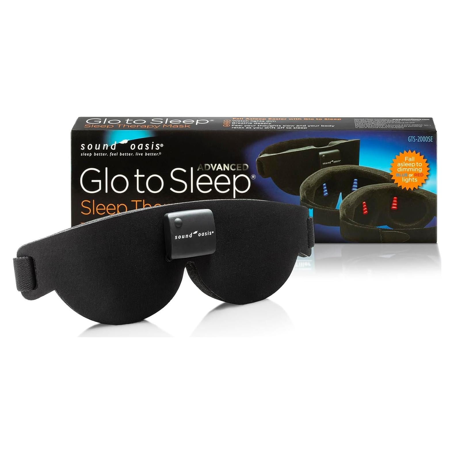 Máscara de Ojos Glo Sound Oasis GTS-2000SE con Luz Roja y Azul