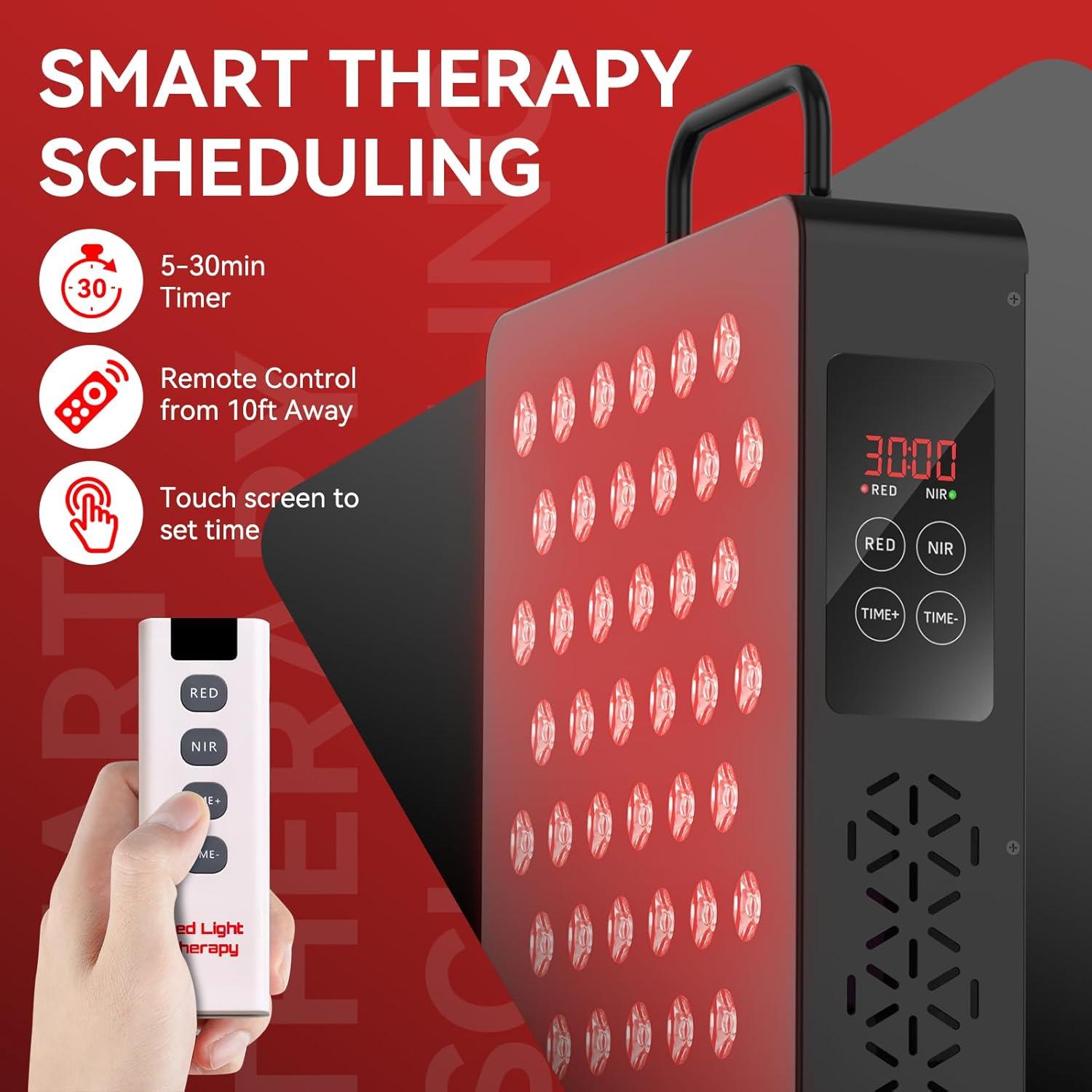 Panel de Terapia de Luz Roja Velicha X300 300W LED Infrarrojo