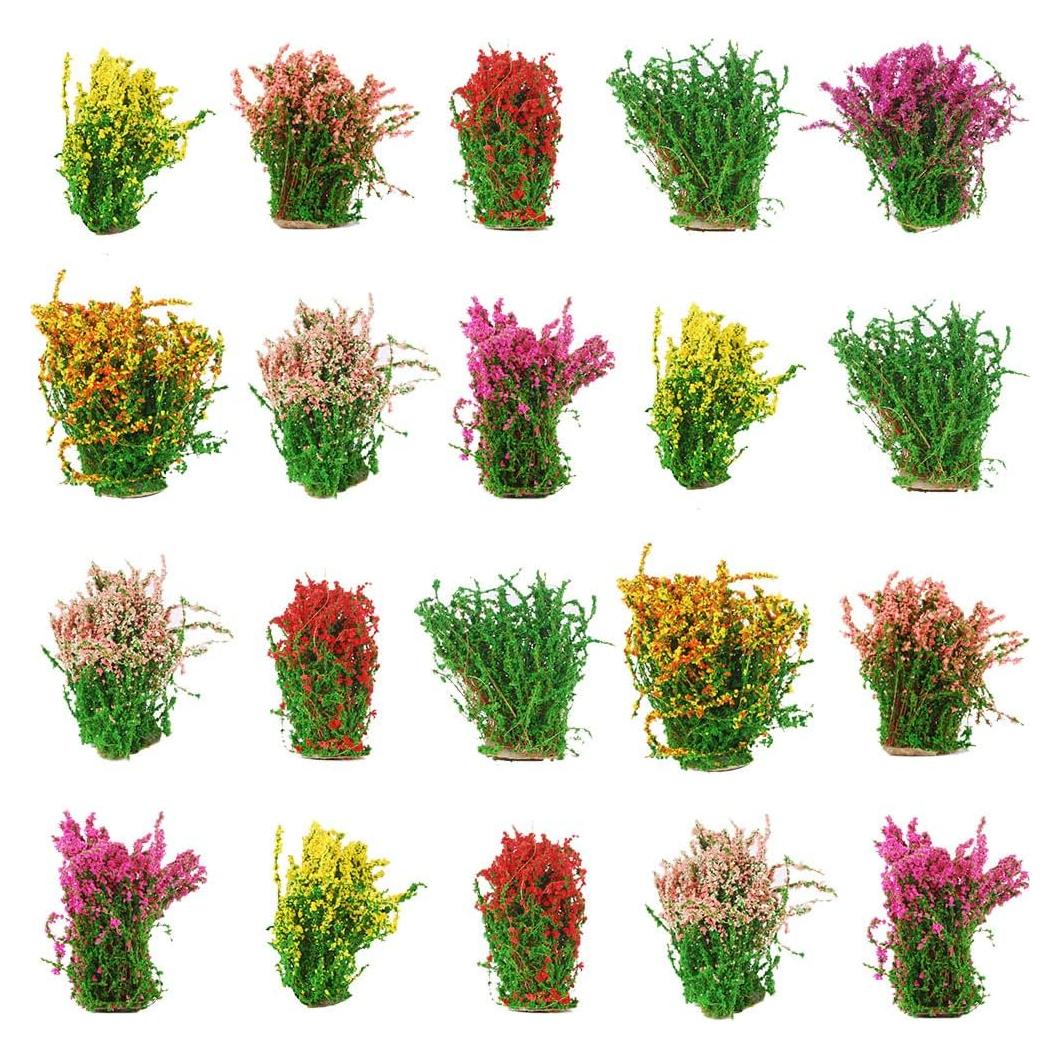 Ramo de Flores Miniatura NWFashion 20 Piezas 3-4 cm