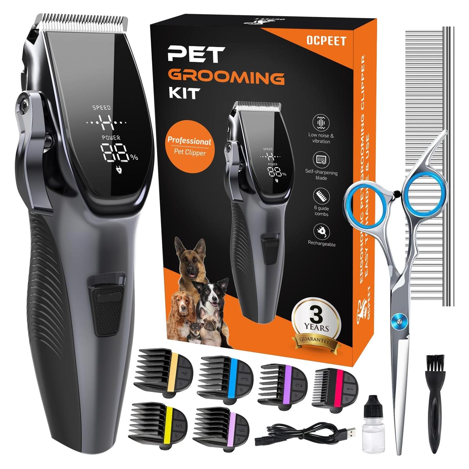 Kit de Aseo Inalámbrico OCPEET para Perros y Gatos 4 en 1