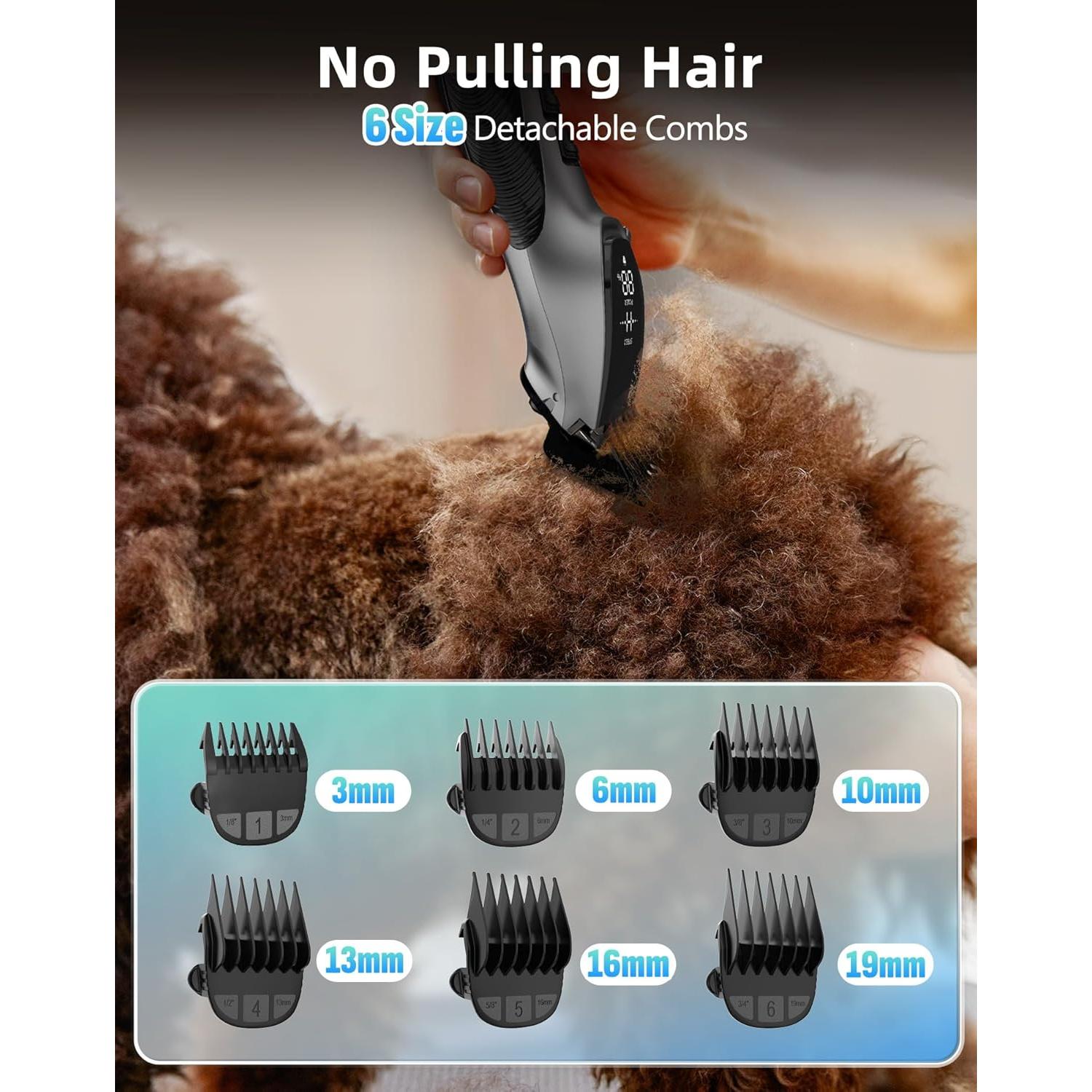 Kit de Aseo Inalámbrico OCPEET para Perros y Gatos 4 en 1