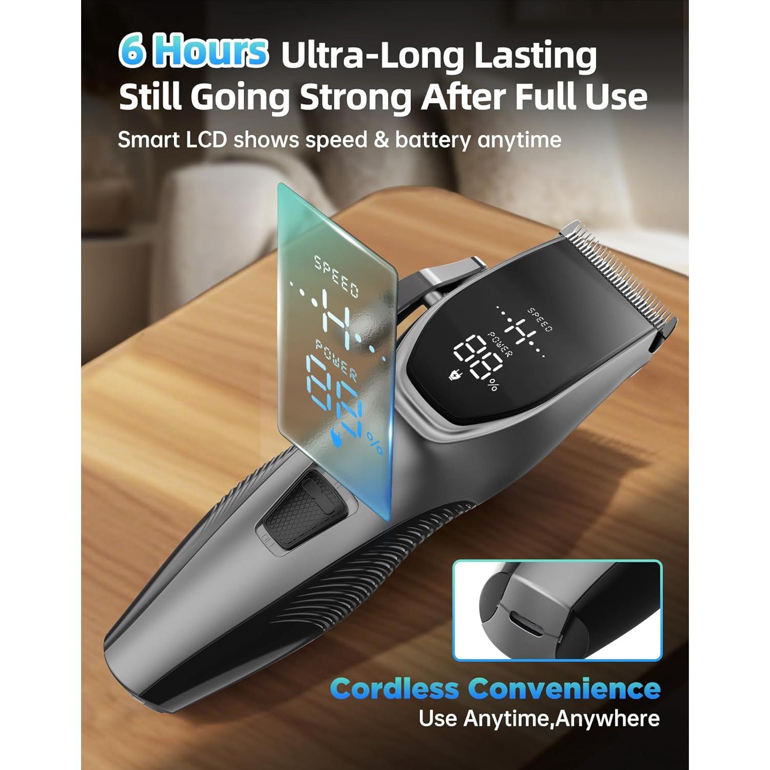 Kit de Aseo Inalámbrico OCPEET para Perros y Gatos 4 en 1