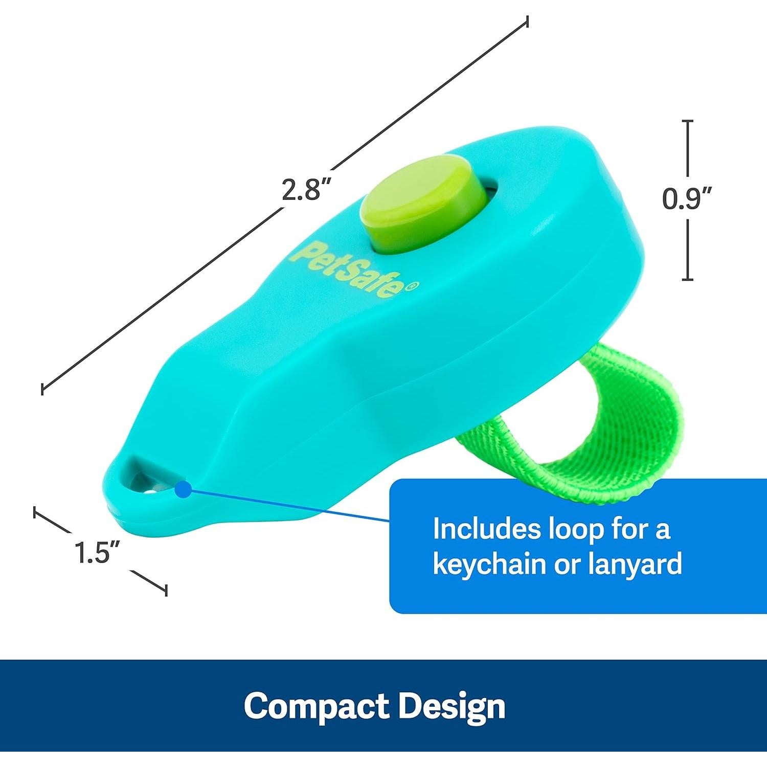 Clicker de Entrenamiento PetSafe Clik-R para Perros y Gatos - Ergonomía y Comodidad