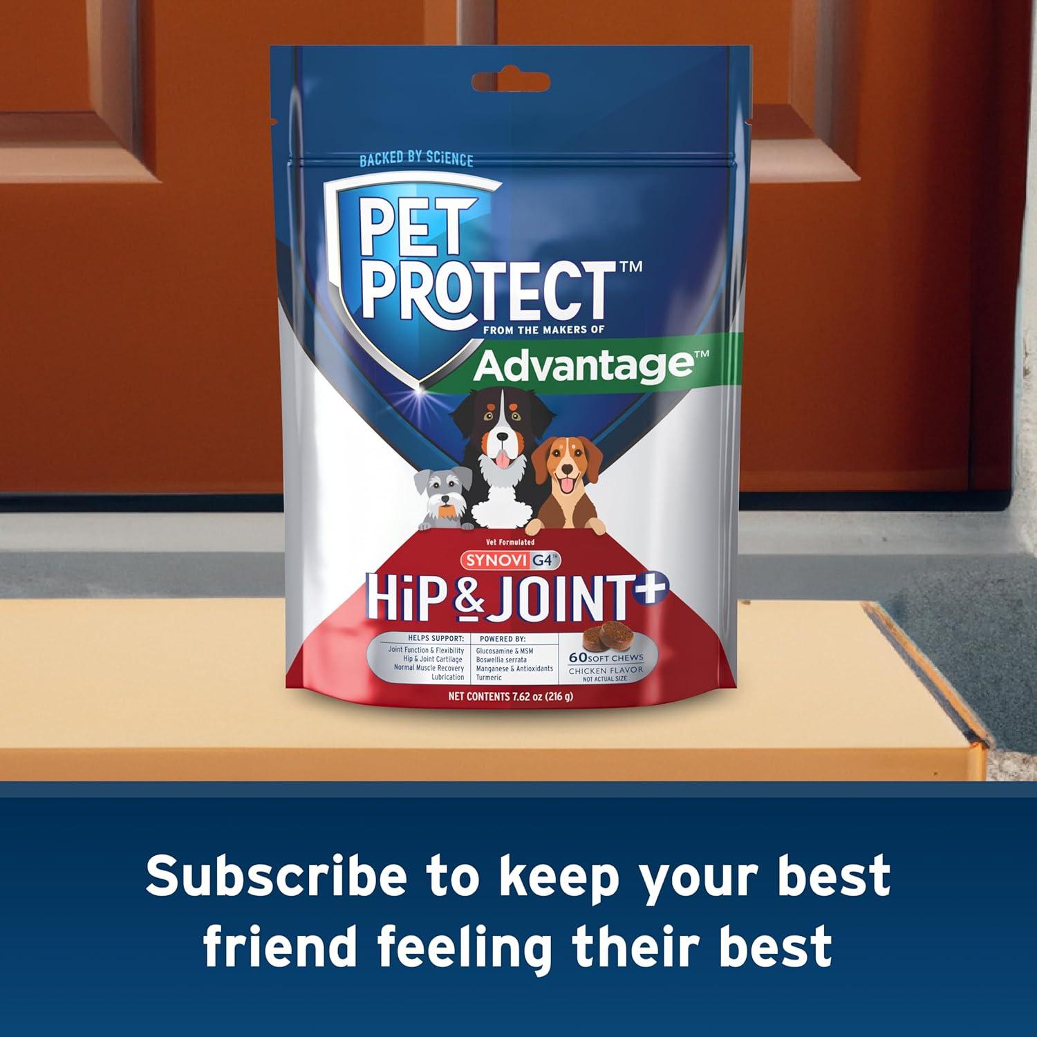 Suplemento Pet Protect Caderas y Articulaciones+ Elanco 60 Masticables