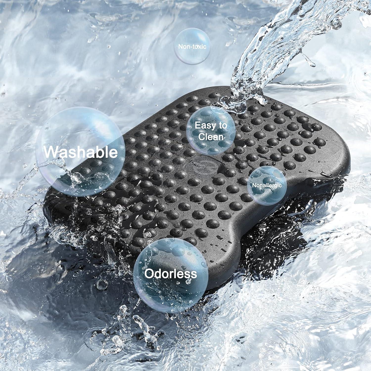 Reposapiés Ajustable HUANUO HNFR3 con Masaje y 3 Alturas