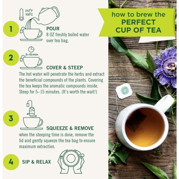 Té de hierbas orgánico Traditional Medicinals 16 bolsas manzanilla lavanda