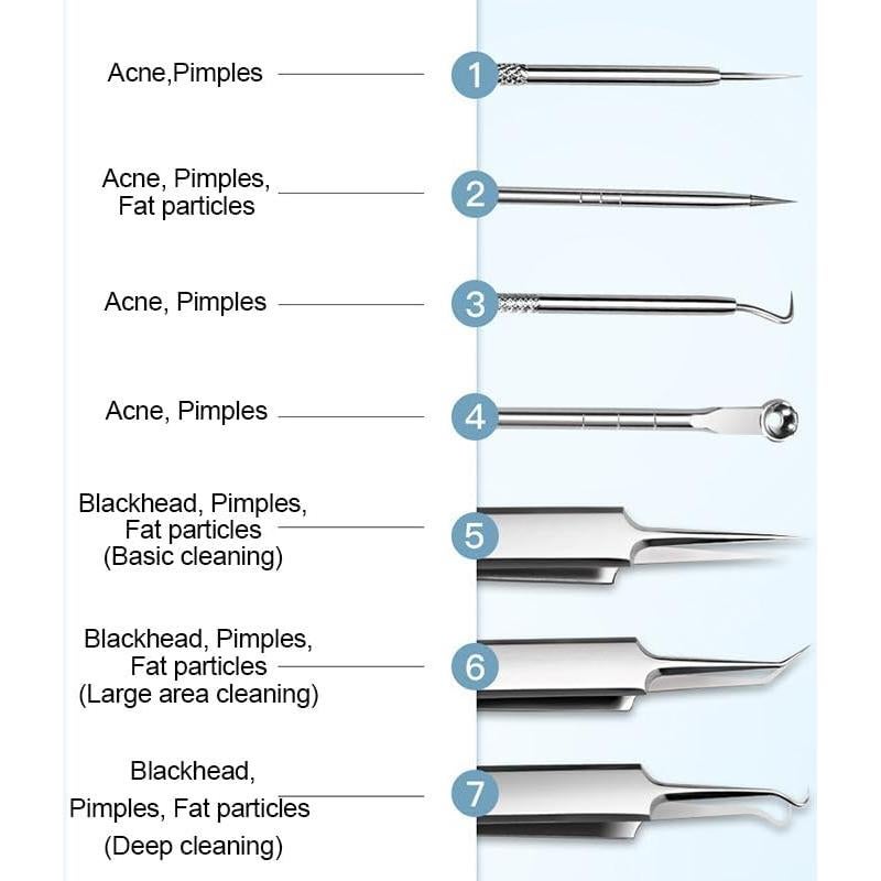 Kit de Herramientas Aocesk para Remoción de Puntos Negros - 7 Piezas