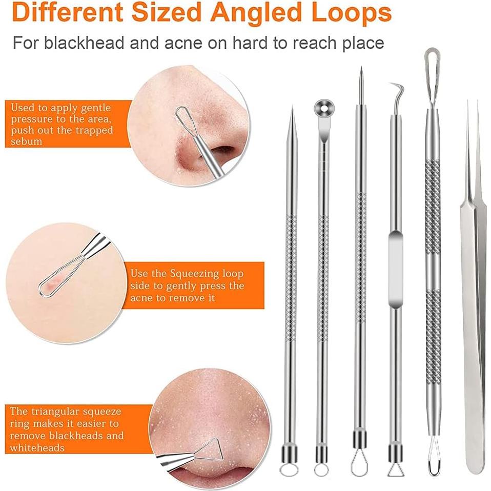 Kit de Herramientas para Espinillas BLAAROOM 6 Piezas Acero Inoxidable