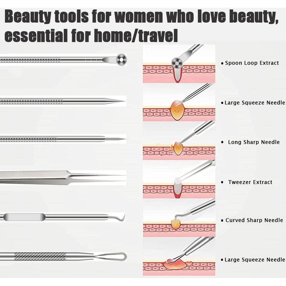 Kit de Herramientas para Espinillas BLAAROOM 6 Piezas Acero Inoxidable