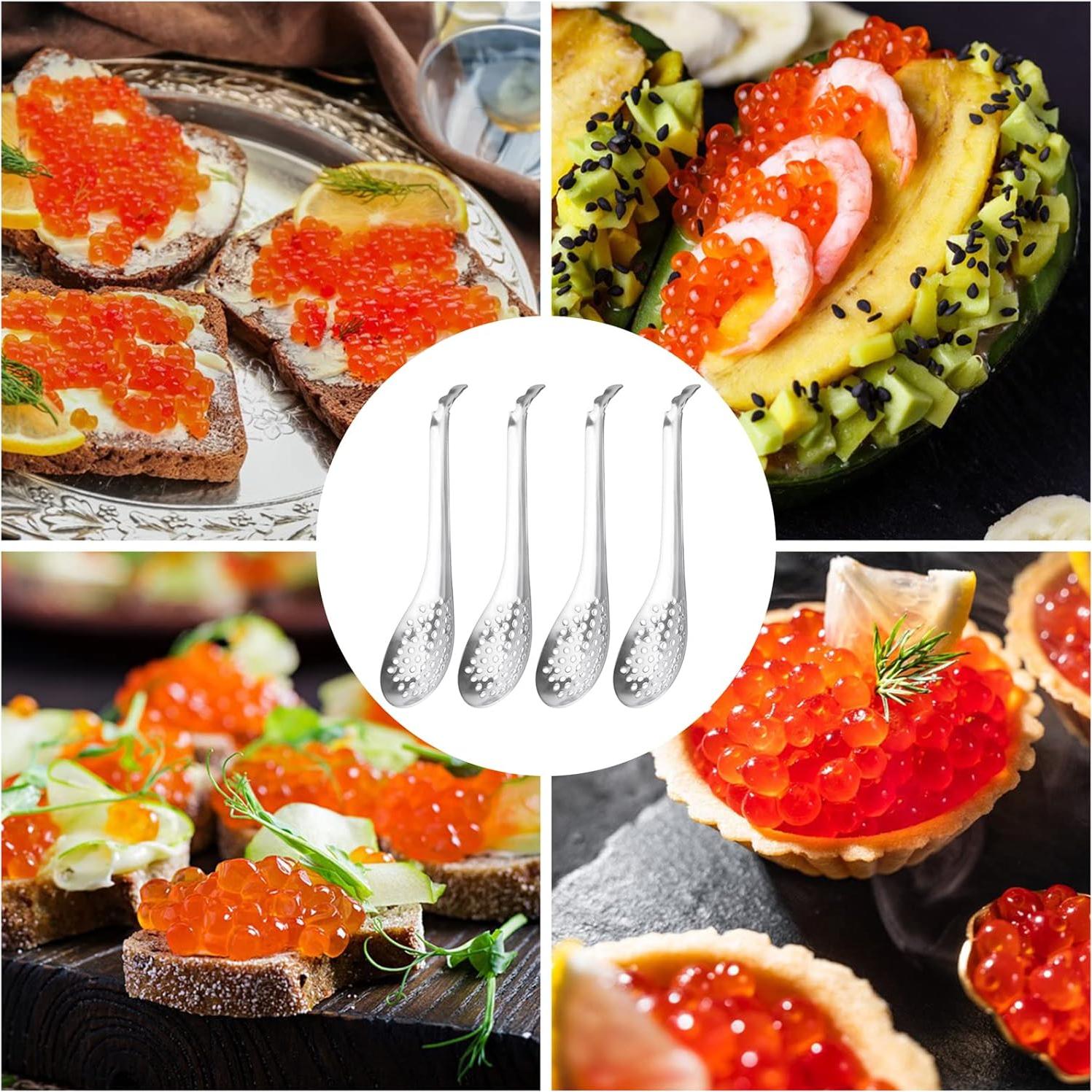 Cuchara de Esferificación Inheming 3 Piezas Acero Inoxidable