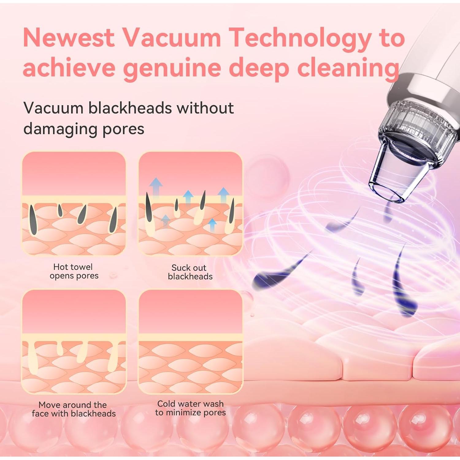 Extractor de Puntos Negros FREESHOW JHF-15 Recargable USB