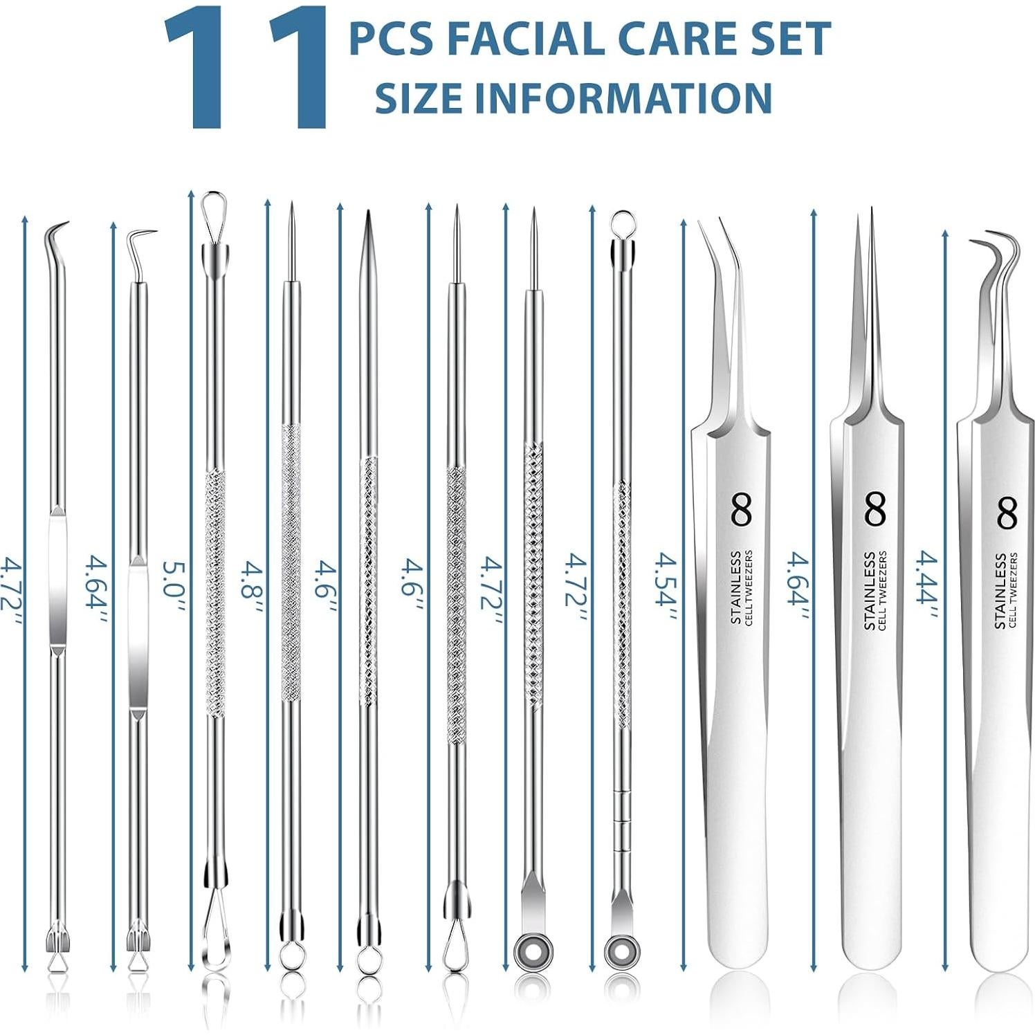 Kit de Herramientas Extractoras de Puntos Negros SBAILL 11PCS