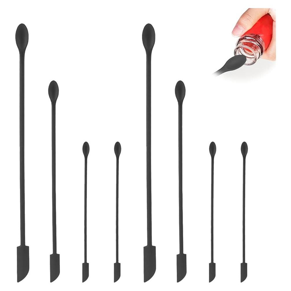 Juego de 8 Mini Espátulas de Silicona MaehSab para Cocina y Belleza