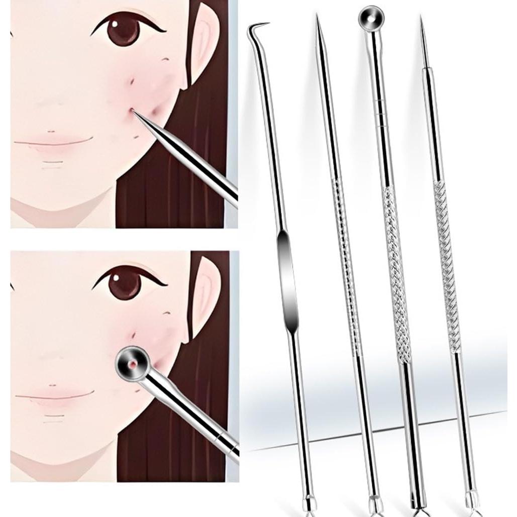 Kit de Pinzas Extractoras de Puntos Negros Abyuyd 8 Piezas