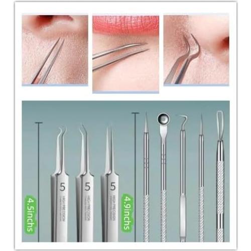 Kit de Pinzas Extractoras de Puntos Negros Abyuyd 8 Piezas