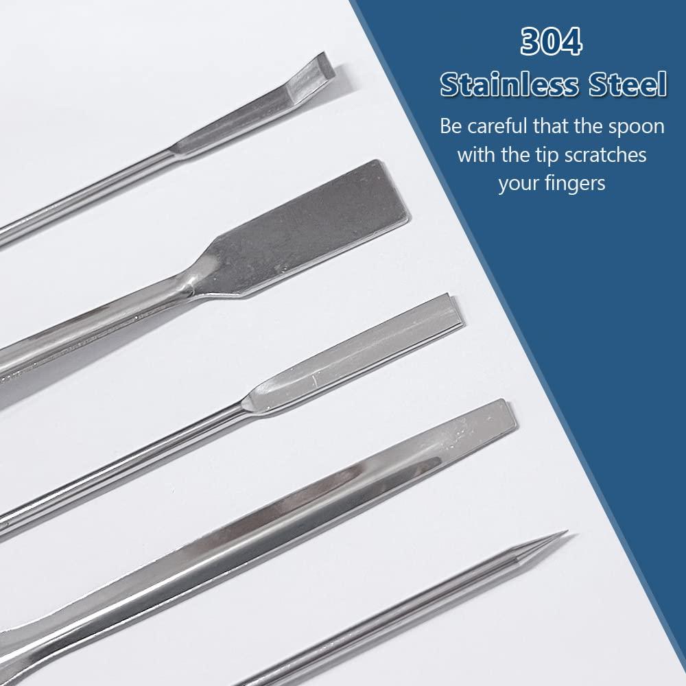 Juego de 13 Espátulas y Cucharas de Acero Inoxidable Bemaxy