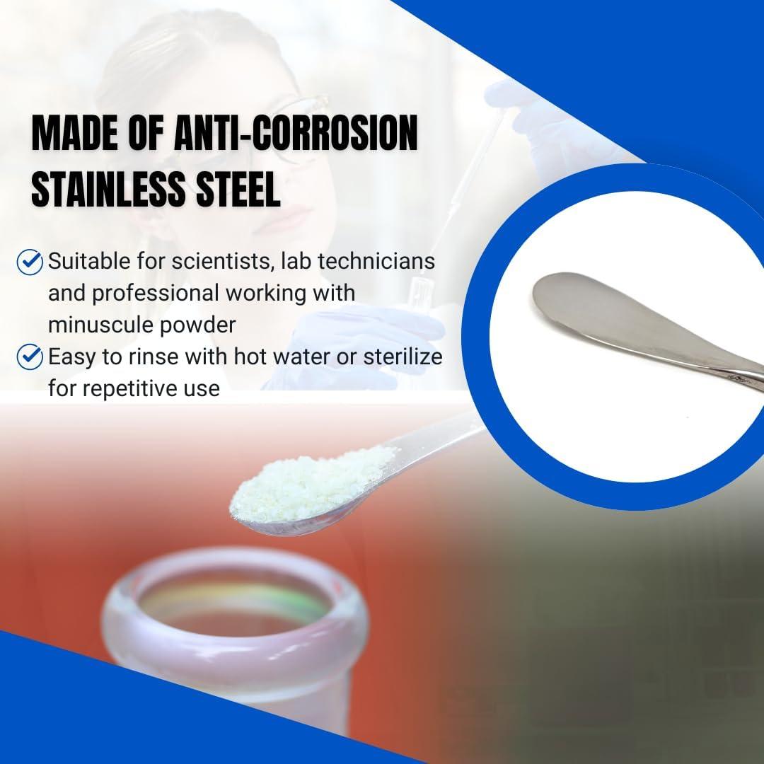 Cuchara plana de acero inoxidable IMED SCIENTIFIC 15.24 cm