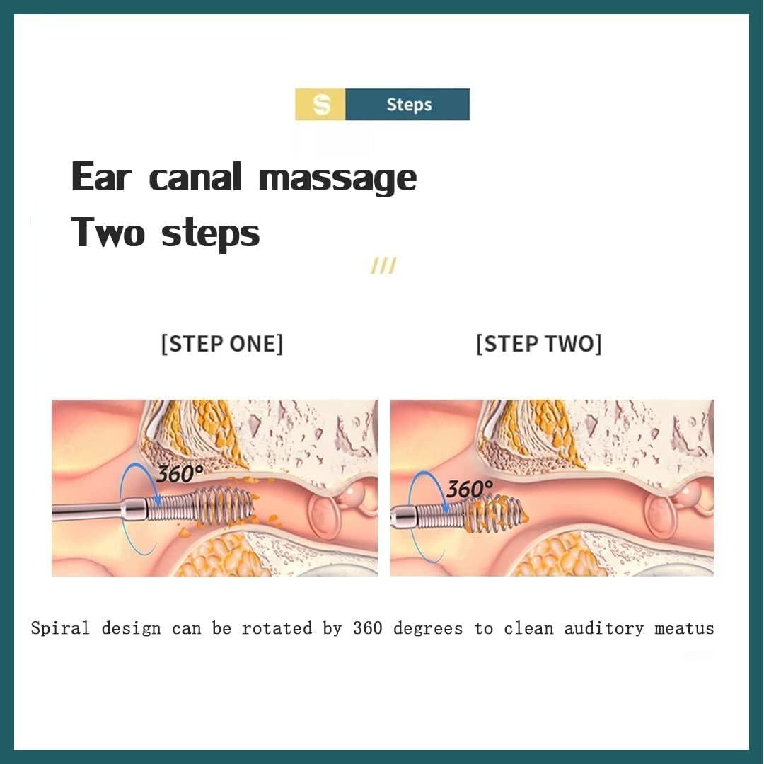 Juego de 2 herramientas de limpieza de cerumen Pluzmecalm - Acero inoxidable