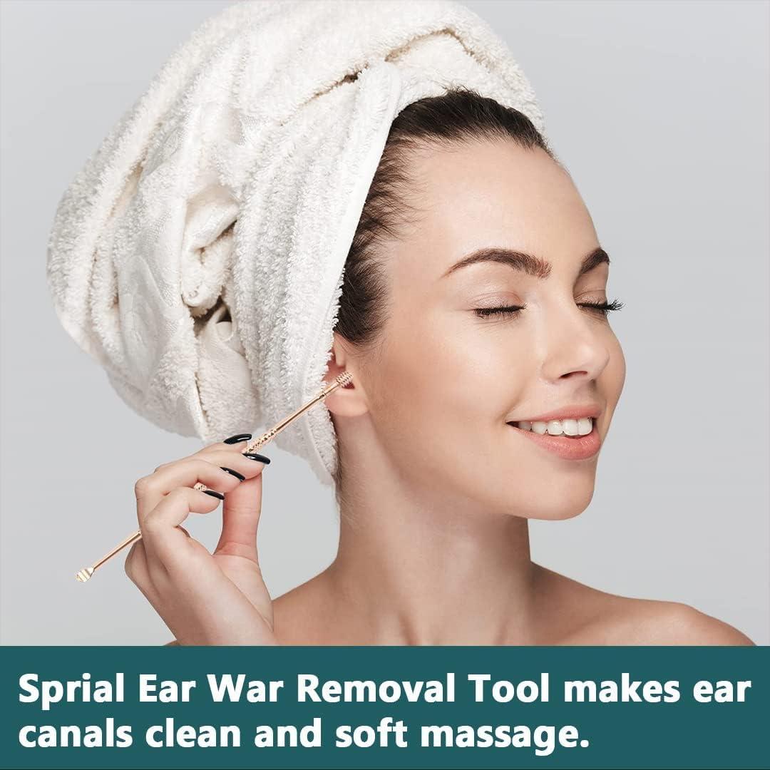 Juego de 2 herramientas de limpieza de cerumen Pluzmecalm - Acero inoxidable