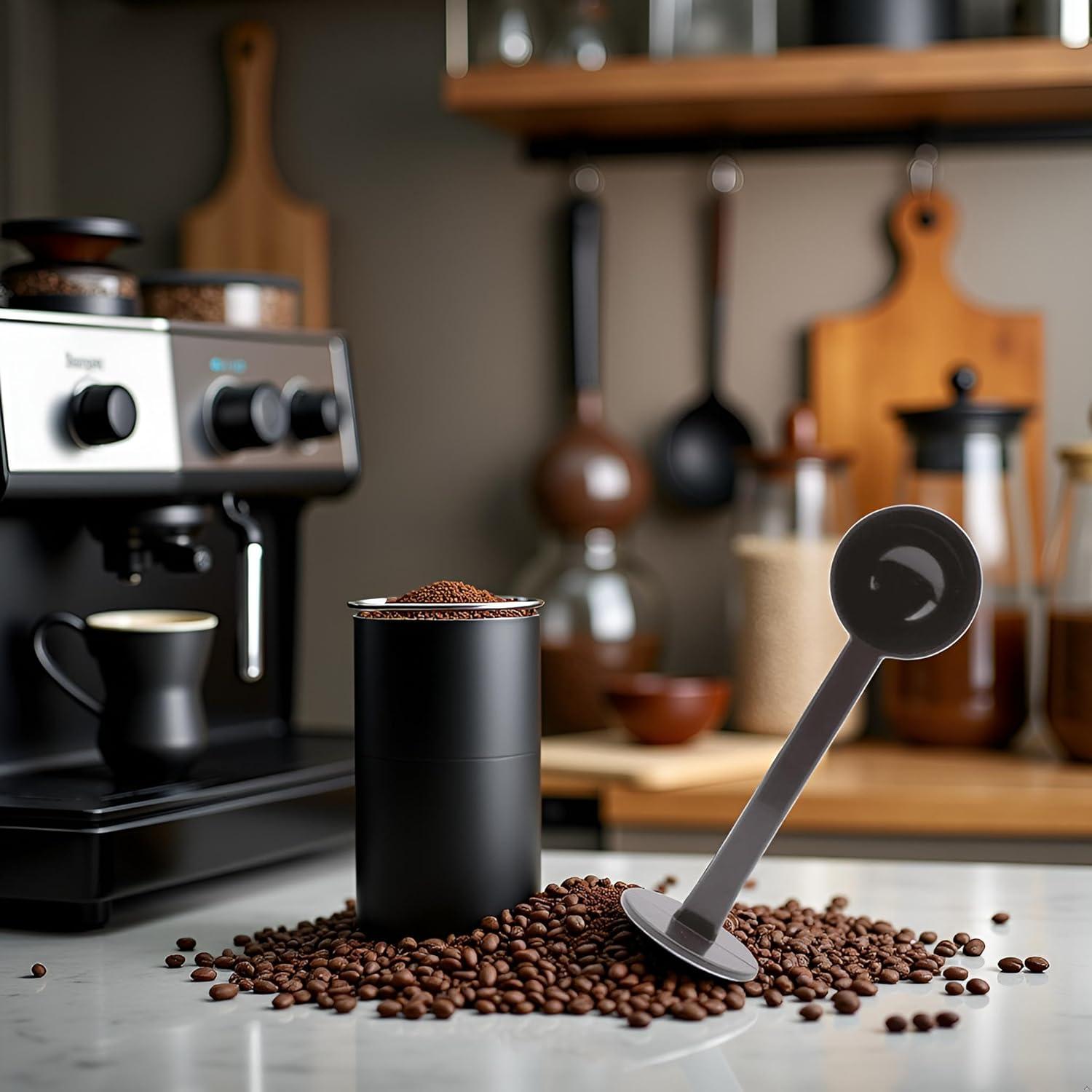 Cuchara de Café Espresso 2-en-1 Xinjincang Negra