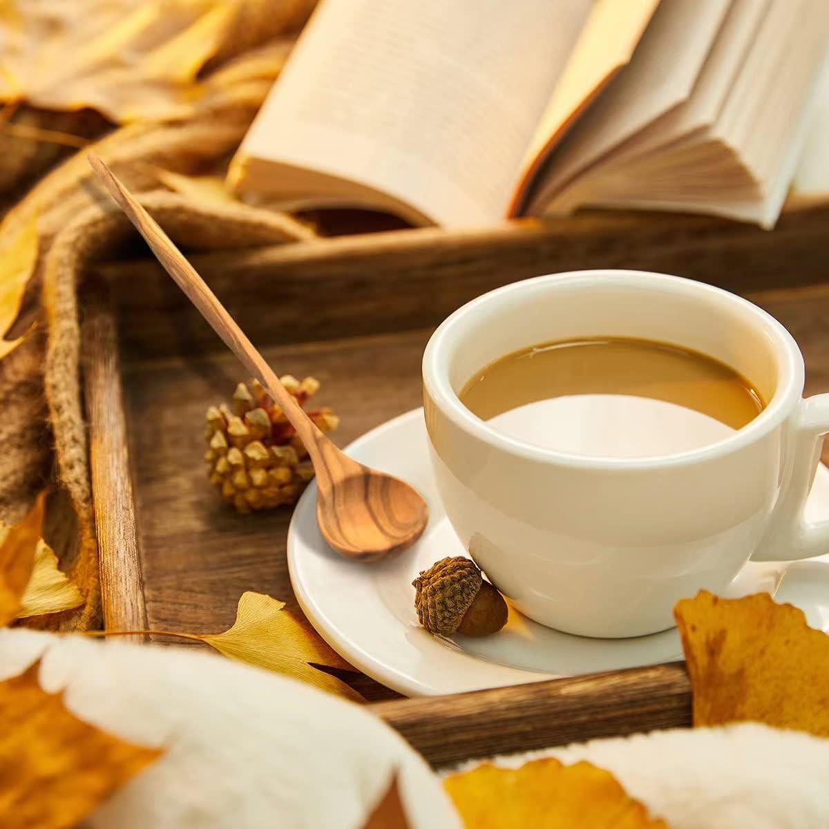 Cucharas de Madera de Olivo 100% Natural Wonderful - 4 Piezas