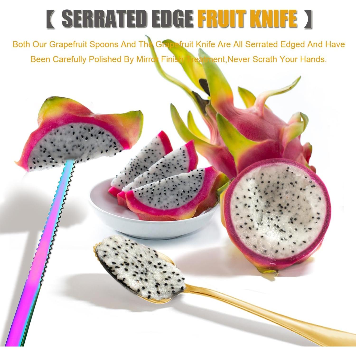 Cucharas de Pomelo Acero Inoxidable Cosmer 1 Pieza Utensilio