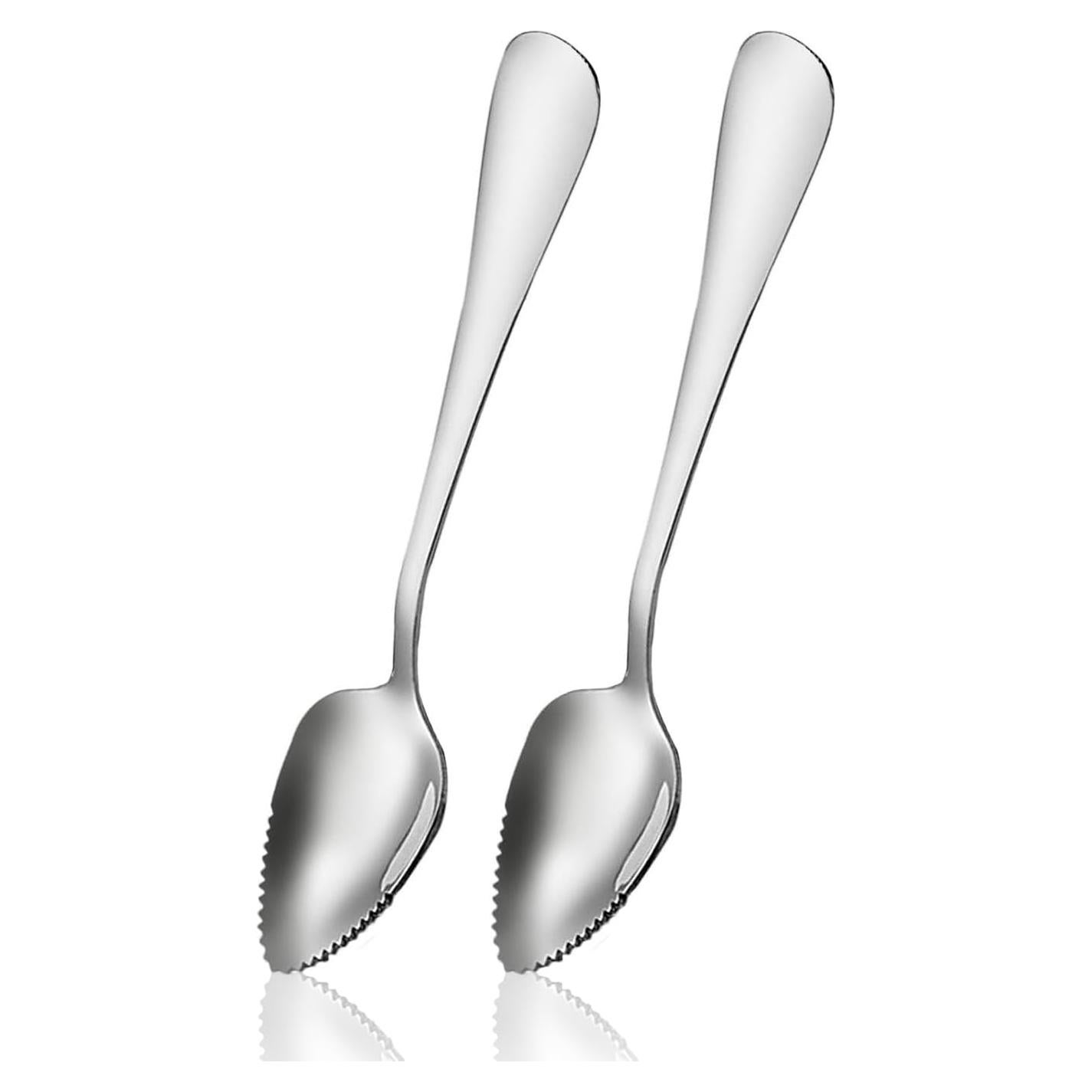 Cucharas de Pomelo Acero Inoxidable Cosmer 20cm Bisel Serrado