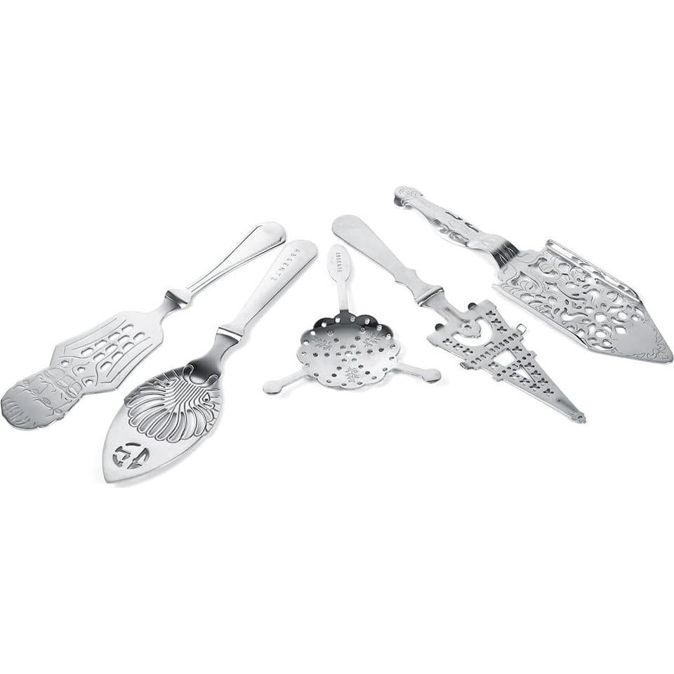 Cuchara de absenta Haofy de acero inoxidable - 4 tipos