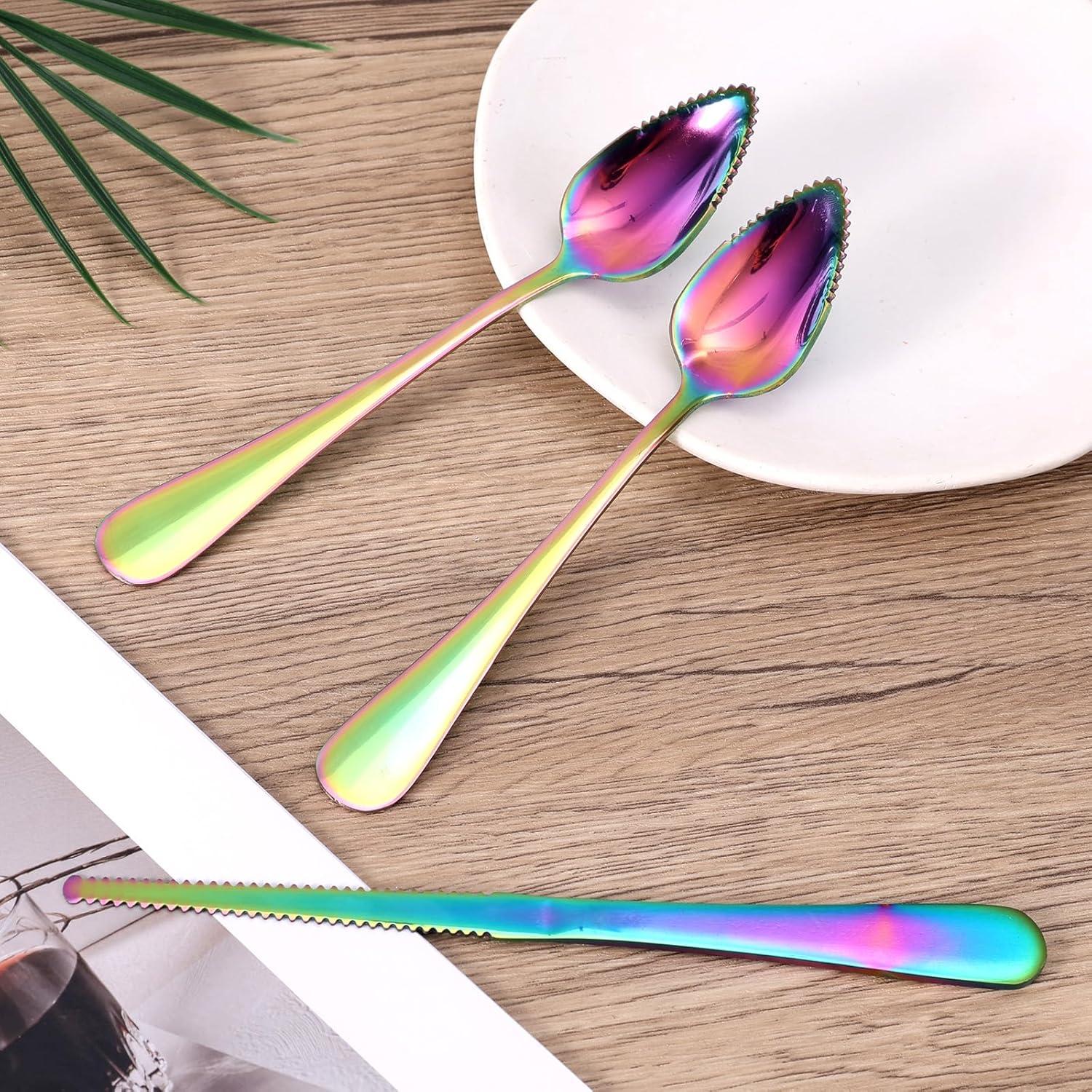 Juego de 3 Utensilios de Acero Inoxidable para Pomelo BOXOB