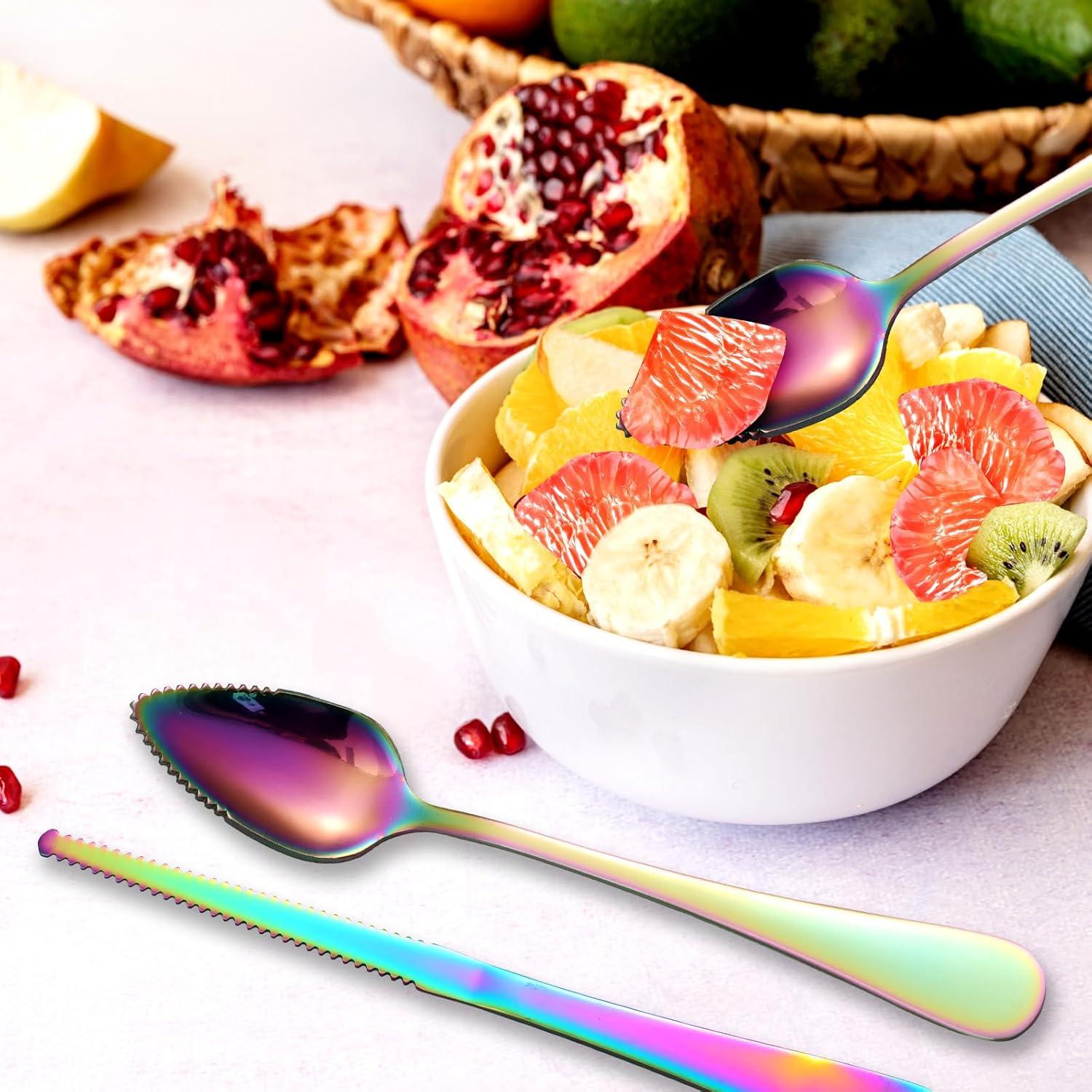 Juego de 3 Utensilios de Acero Inoxidable para Pomelo BOXOB