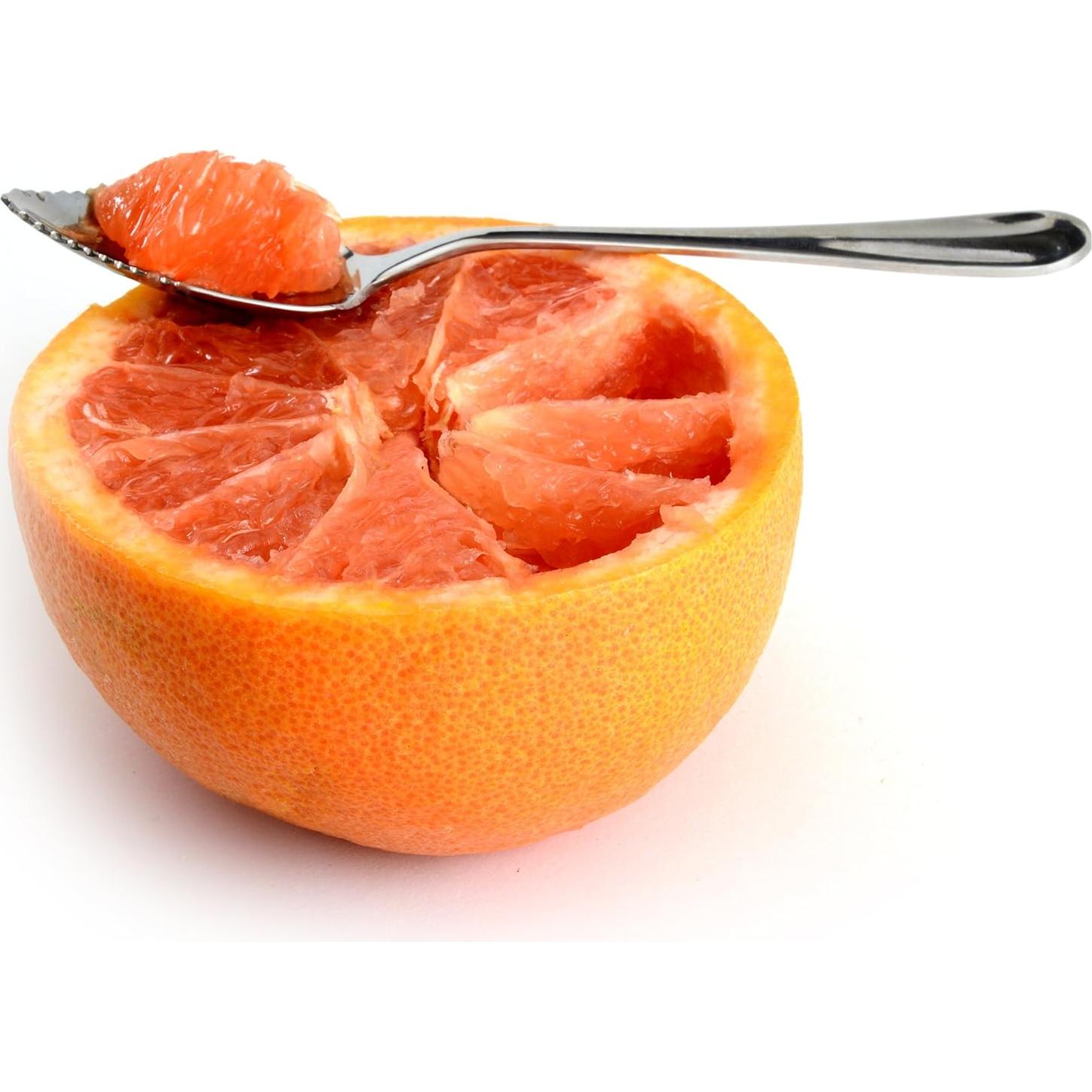 Cucharas de acero inoxidable Norpro para pomelos, juego de 4