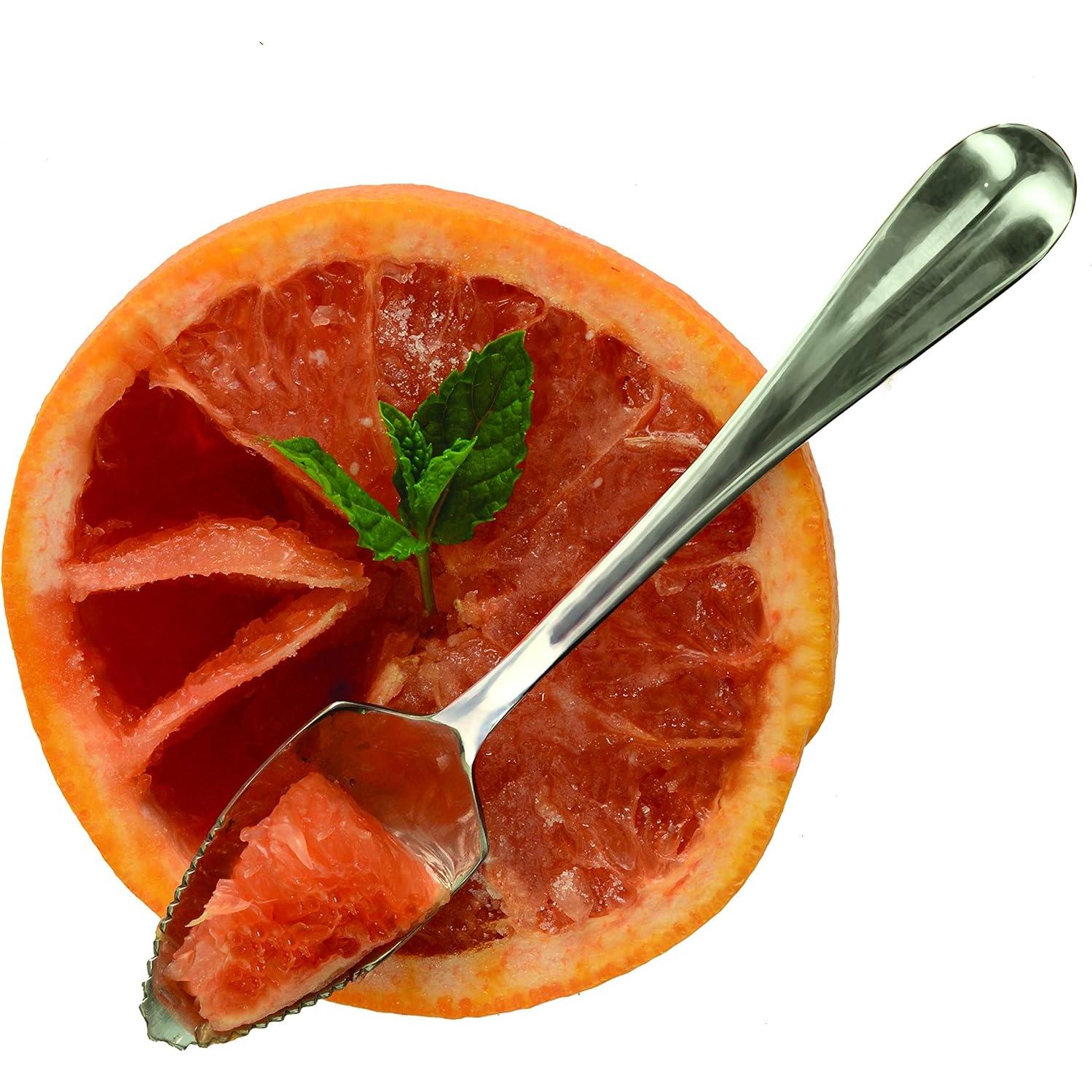 Cucharas de acero inoxidable Norpro para pomelos, juego de 4