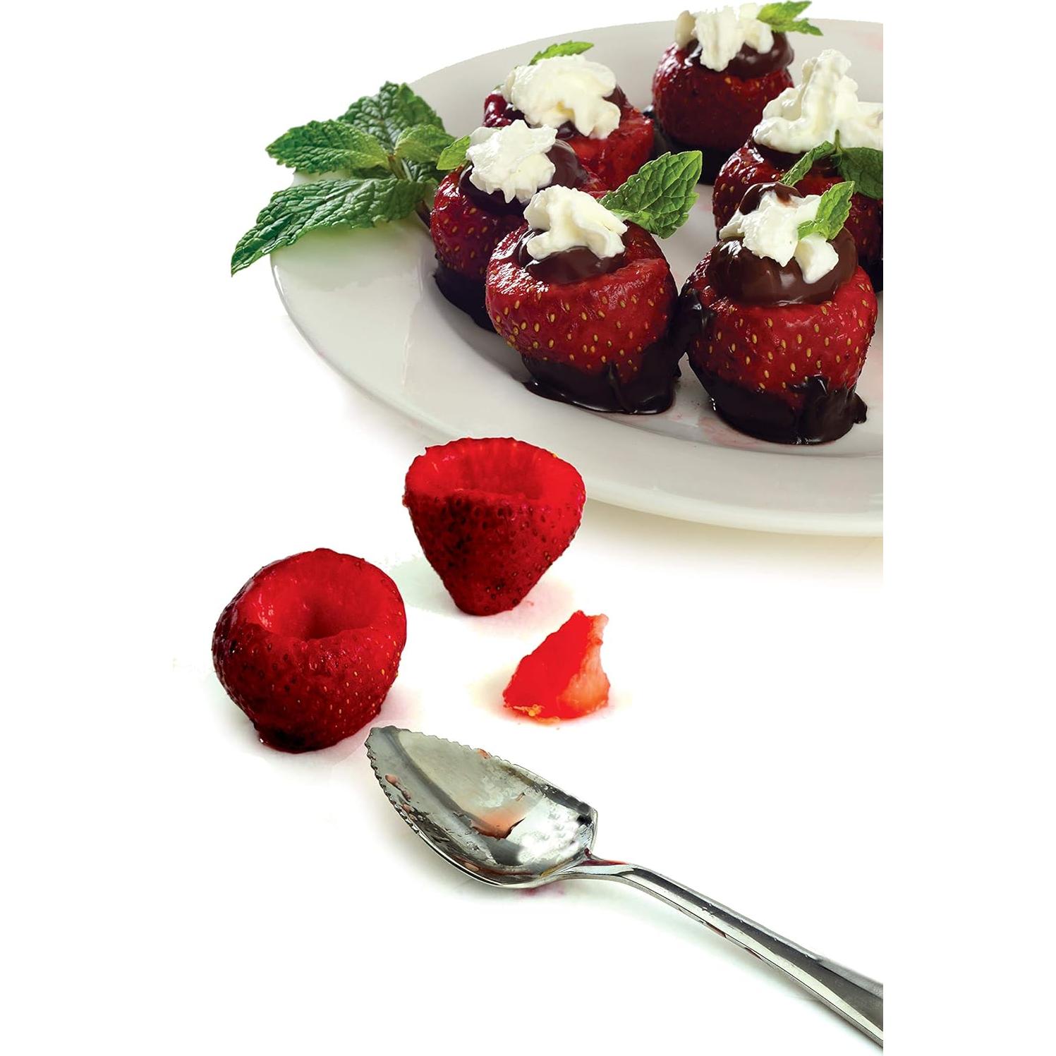 Cucharas de acero inoxidable Norpro para pomelos, juego de 4