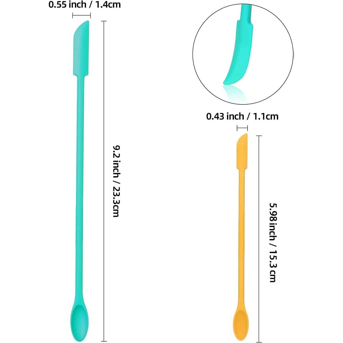 Juego de Espátulas de Silicona PCEEL - 2 Piezas para Maquillaje