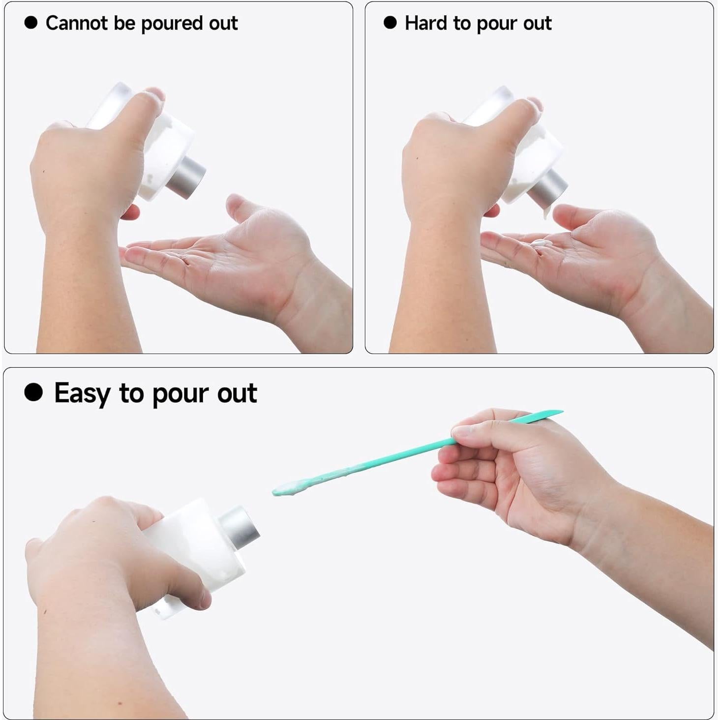 Juego de Espátulas de Silicona PCEEL - 2 Piezas para Maquillaje