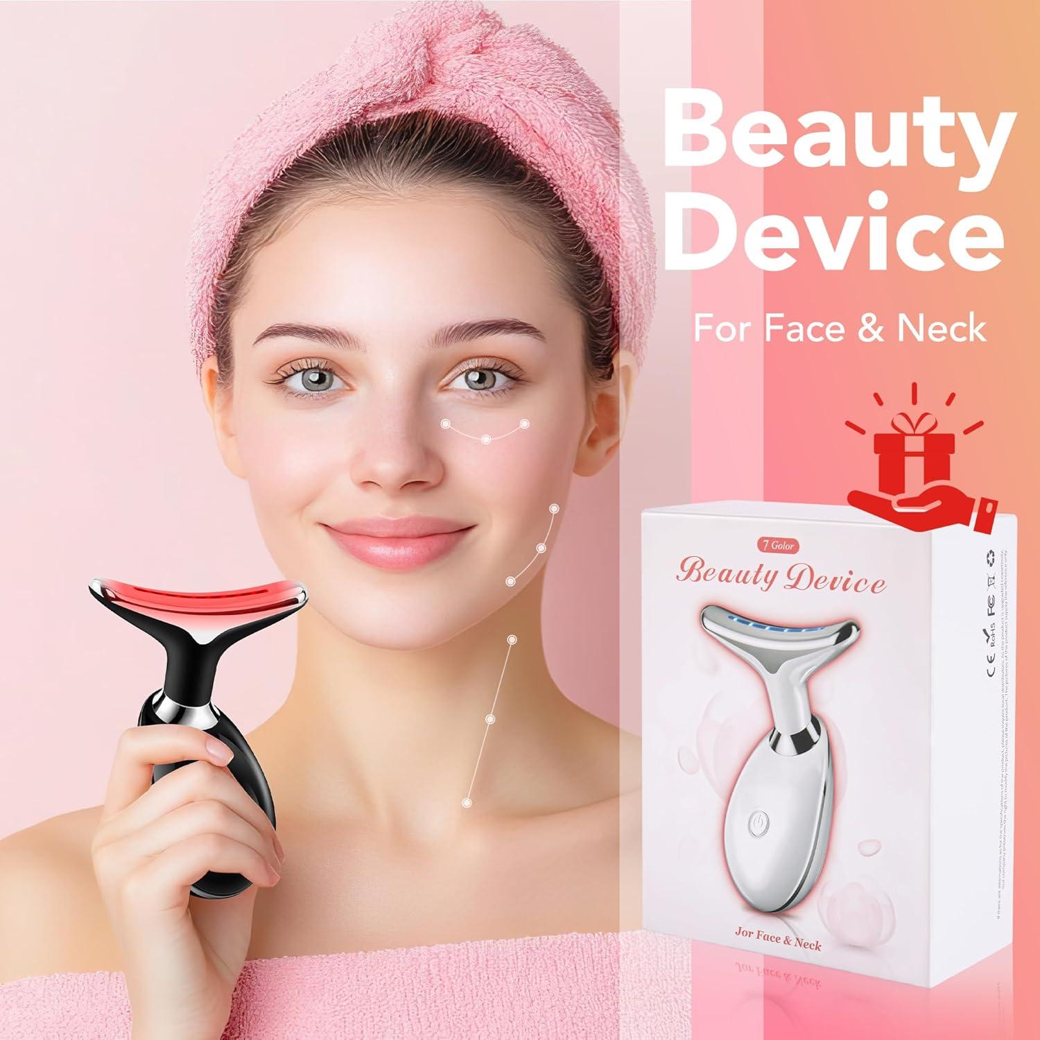 Masajeadora Facial Scopck con Luz Roja y 3 Modos - Negro