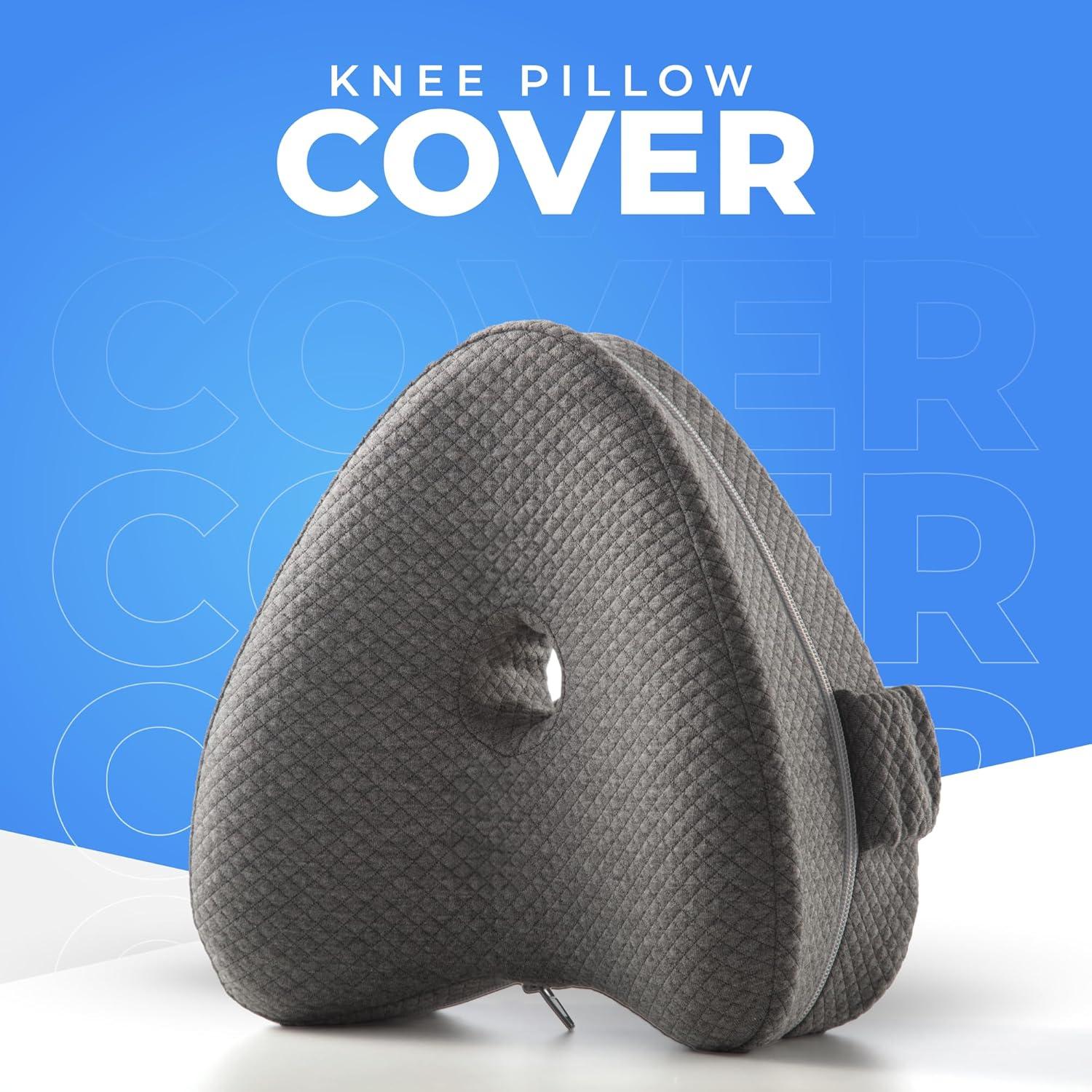 Funda de Almohada para Rodilla Tularis Gris con Cremallera