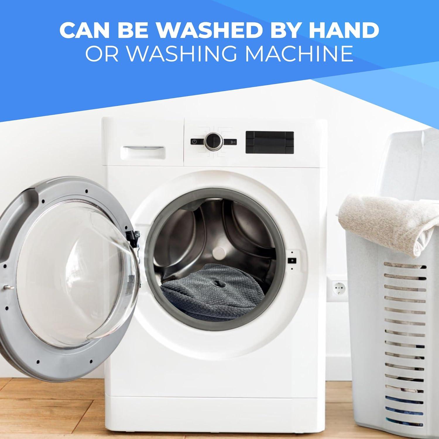 Funda de Almohada para Rodilla Tularis Gris con Cremallera