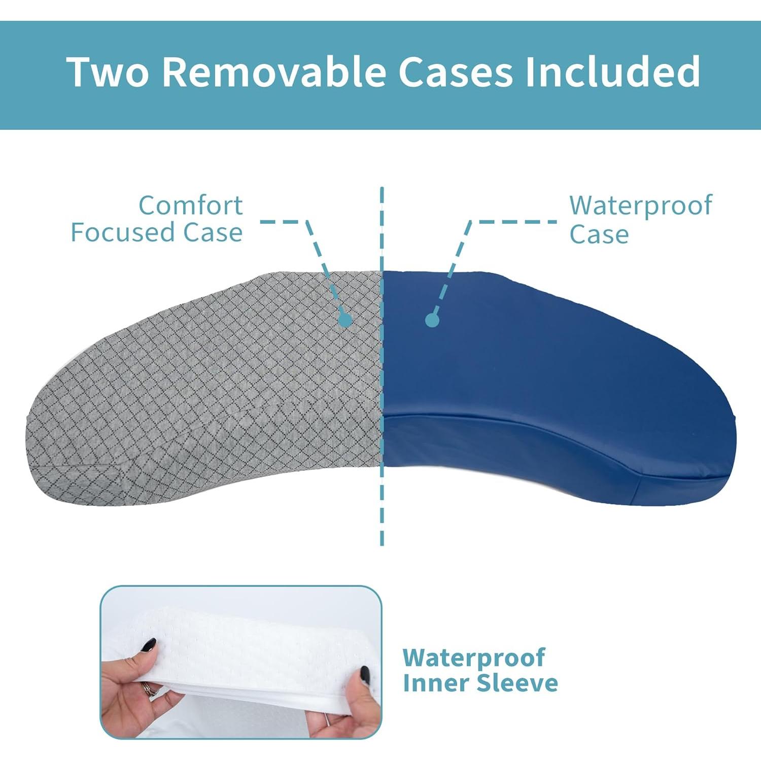 Cojín de Posicionamiento Zomaple para Úlceras - 1.17 kg, Gris