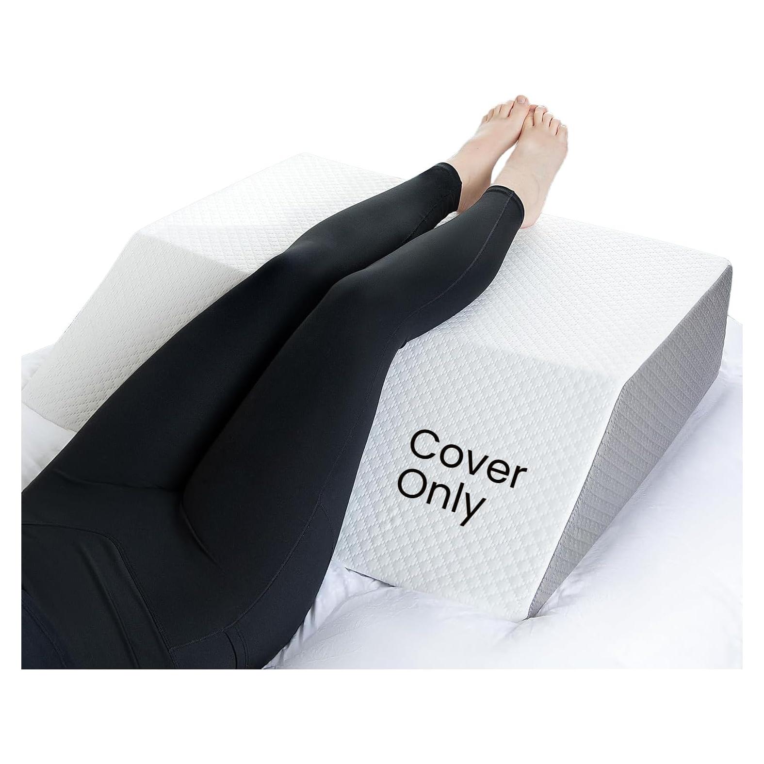 Almohada Elevadora de Piernas Extra Ancha K7lbs - Funda Jacquard