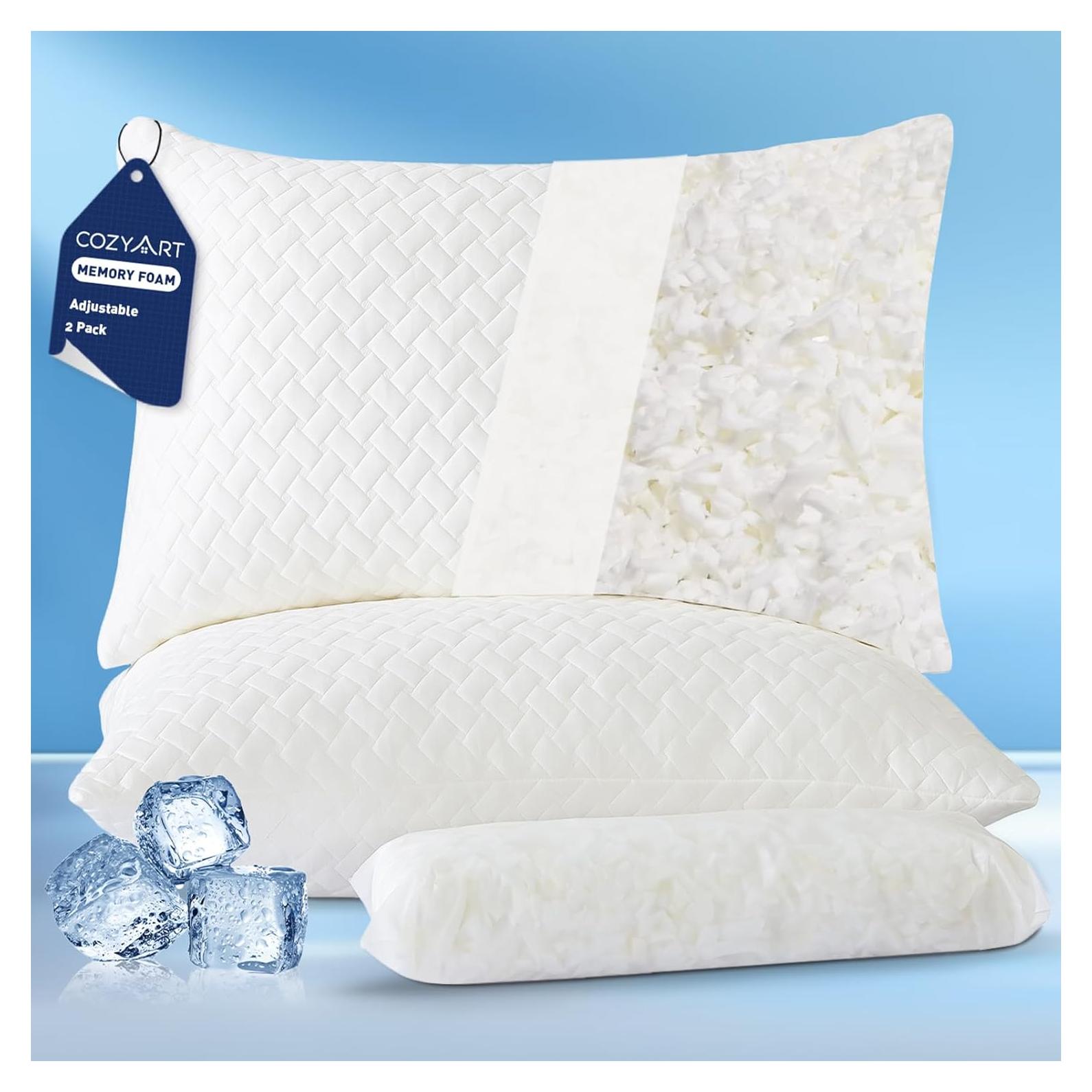 Almohada de Espuma Viscoelástica COZYART Estándar 1 Paquete