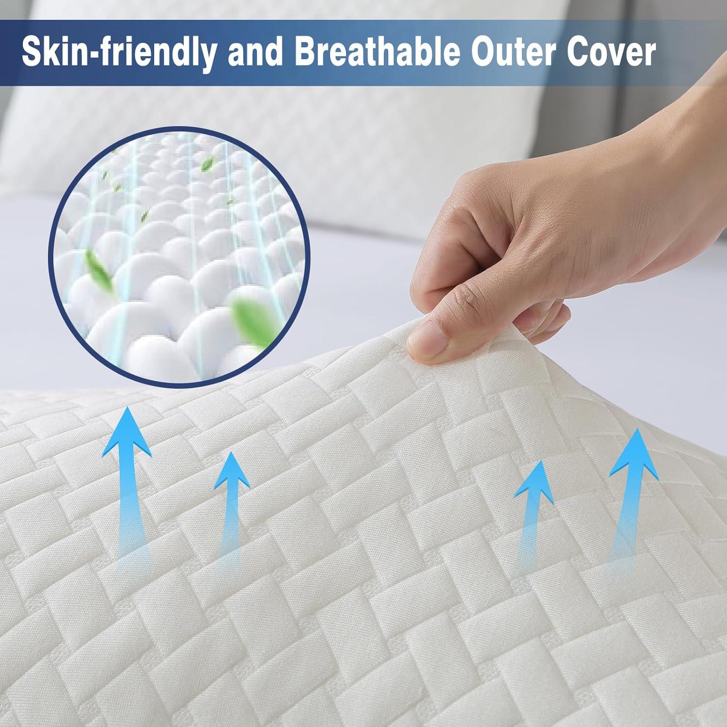 Almohada de Espuma Viscoelástica COZYART Estándar 1 Paquete