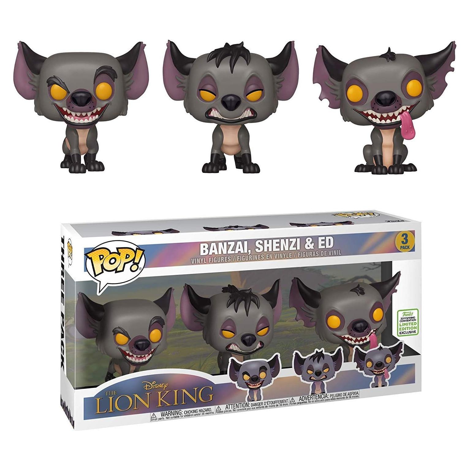 Funko Pop! El Rey León - Paquete de 3 Hienas Exclusivo