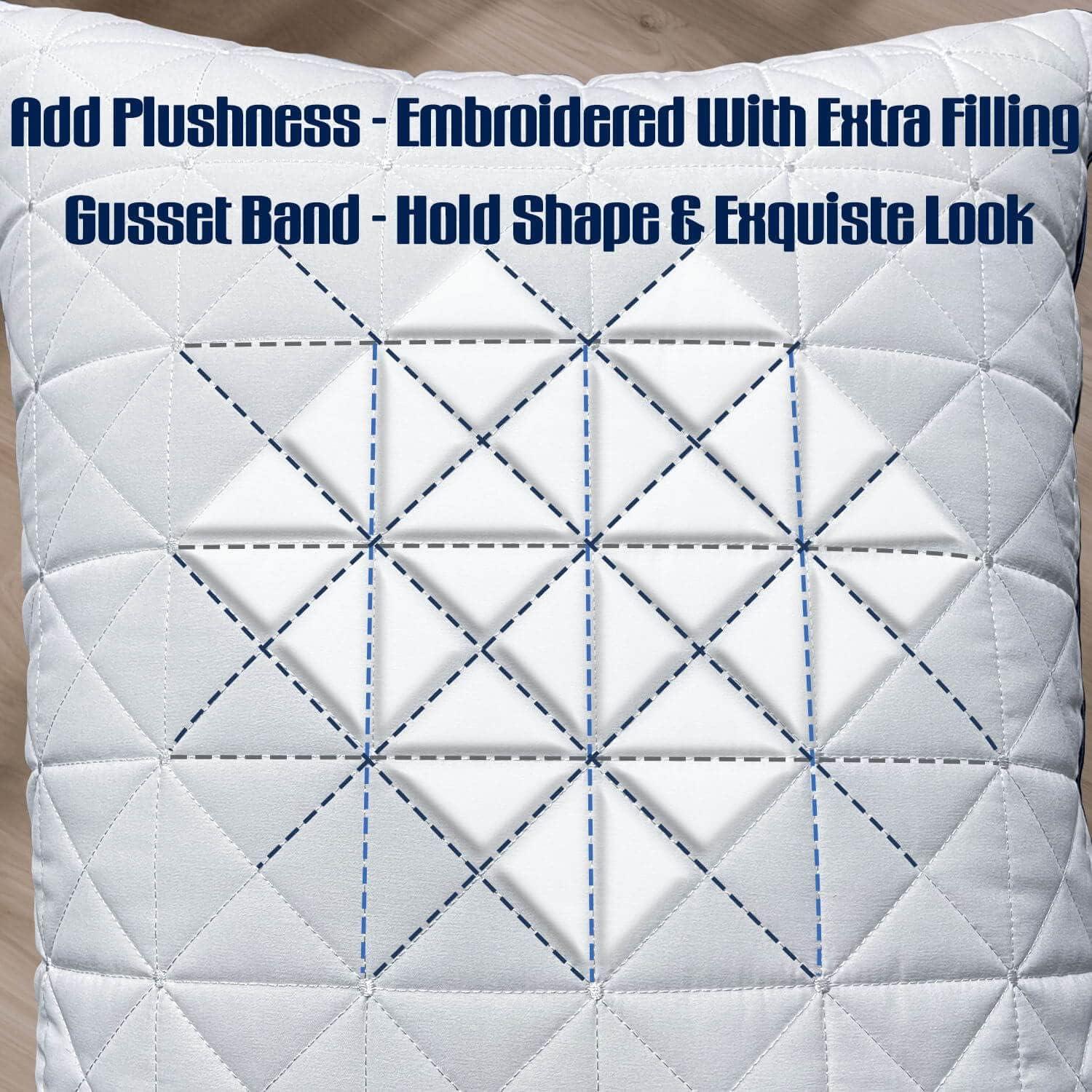 Juego de 2 almohadas estándar Slybear con enfriamiento y soporte