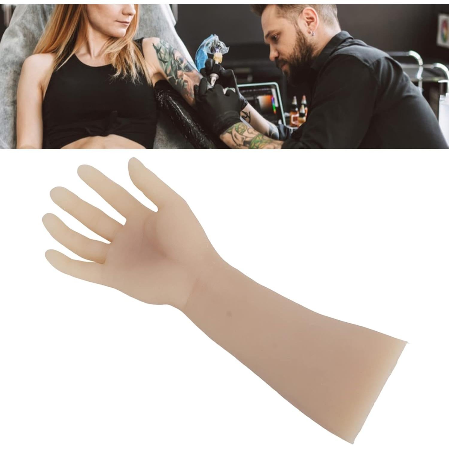 Brazo de Práctica de Silicona Suave Semme 35cm Mano Derecha