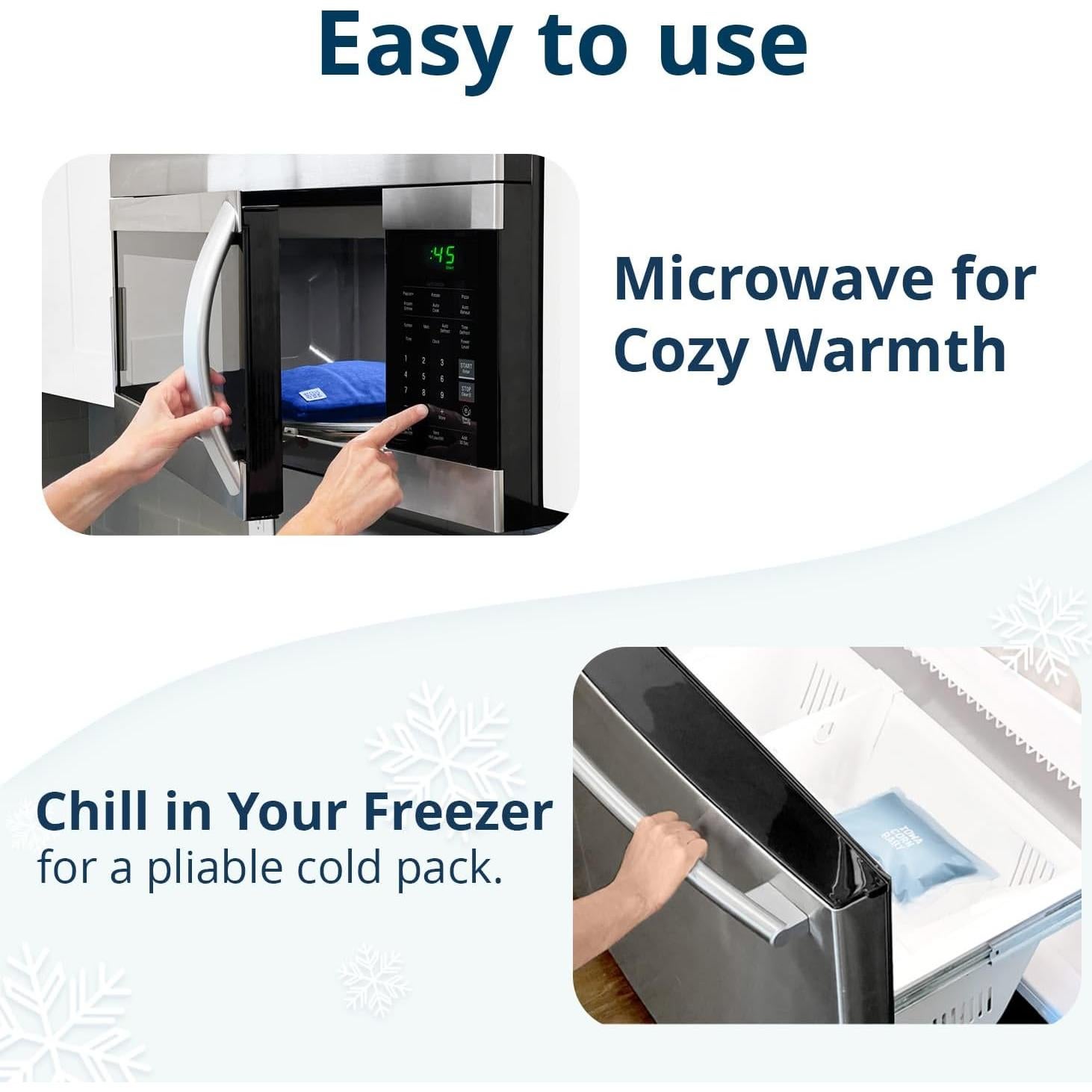 Almohadilla Térmica Mini IOWA CORN BABY 10x20 cm Azul